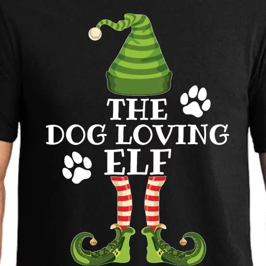 The Dog Loving Elf Family Matching Christmas Dog Owner Pajama Set