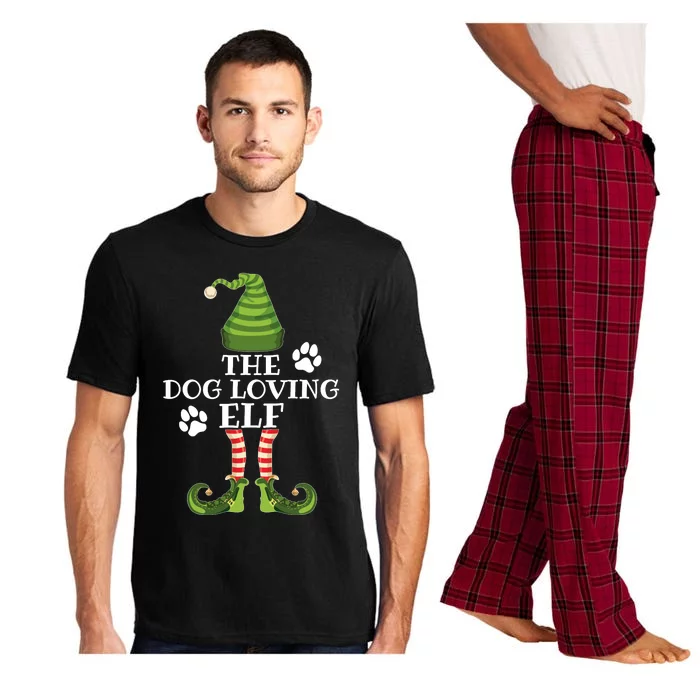 The Dog Loving Elf Family Matching Christmas Dog Owner Pajama Set