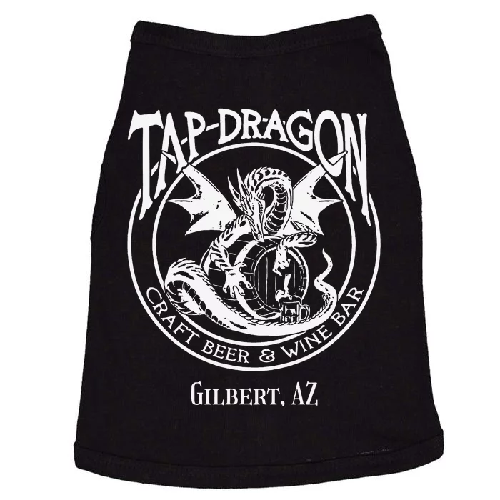 Tap Dragon Logo Front Never Fk With Dragon back Doggie Tank