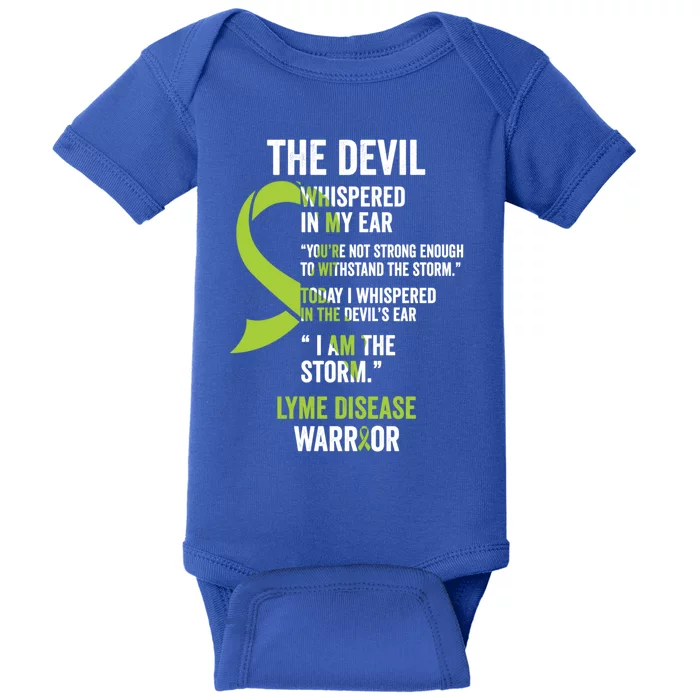 The Devilgift Lyme Disease Awareness Item Meaningful Gift Baby Bodysuit