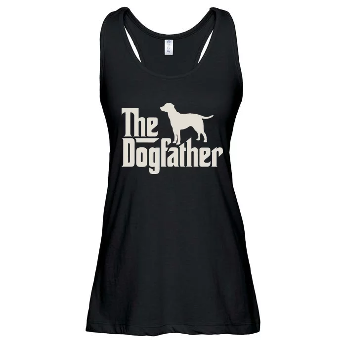 The Dogfather Labrador Funny Dog Owner Ladies Essential Flowy Tank