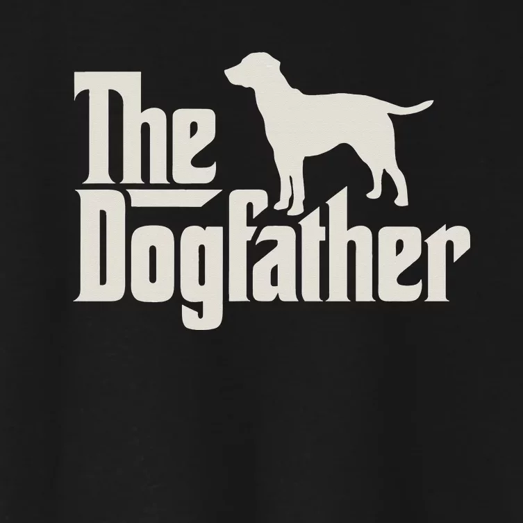 The Dogfather Labrador Funny Dog Owner Women's Crop Top Tee