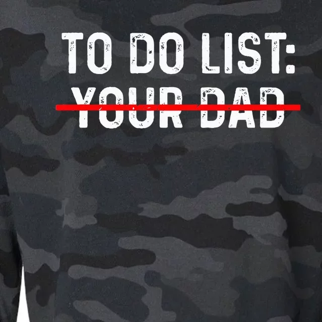 To Do List Your Dad MATCHING WITH To Do List Your Mom Cropped Pullover Crew