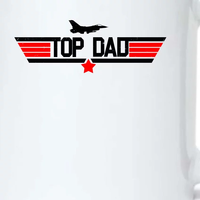 Top Dad Logo Father's Day Black Color Changing Mug