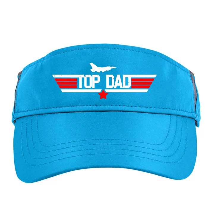 Top Dad Logo Father's Day Adult Drive Performance Visor