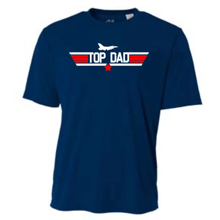 Top Dad Logo Father's Day Cooling Performance Crew T-Shirt