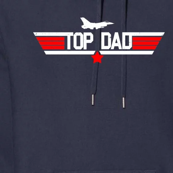 Top Dad Logo Father's Day Premium Hoodie