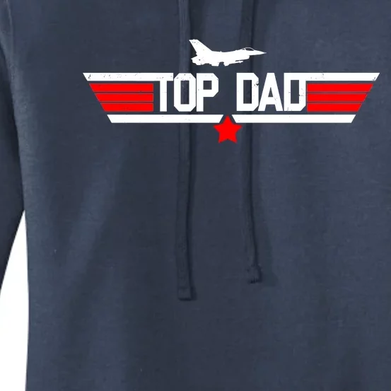 Top Dad Logo Father's Day Women's Pullover Hoodie