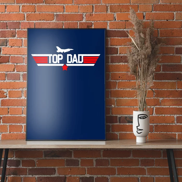 Top Dad Logo Father's Day Poster