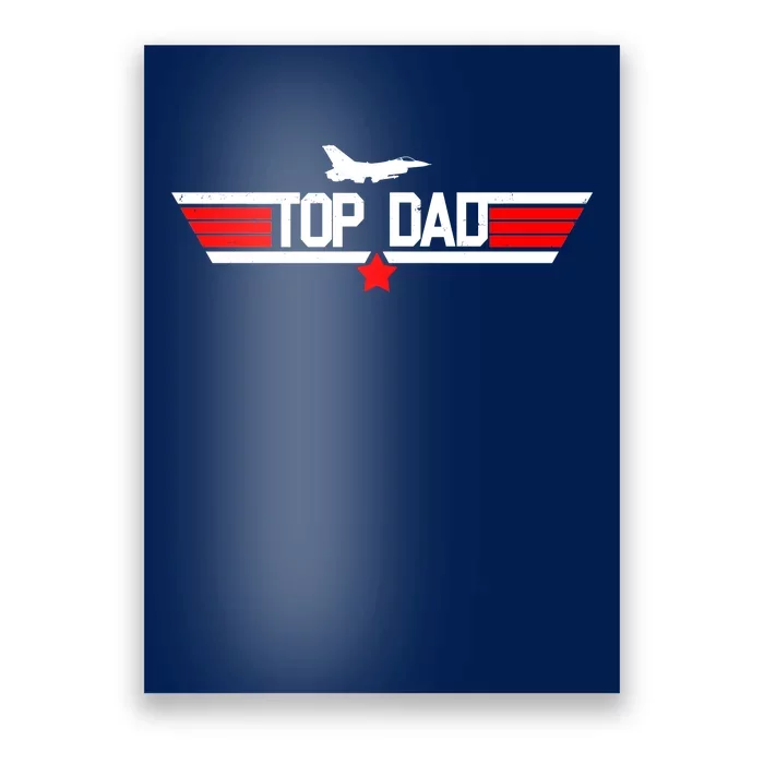 Top Dad Logo Father's Day Poster