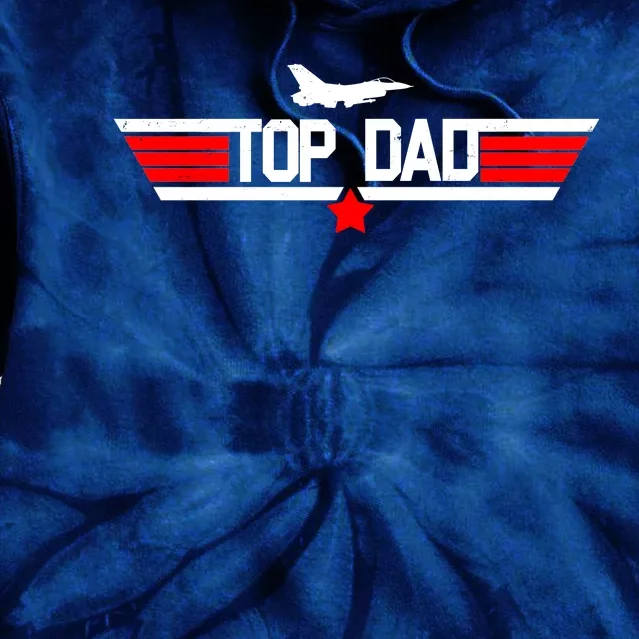 Top Dad Logo Father's Day Tie Dye Hoodie