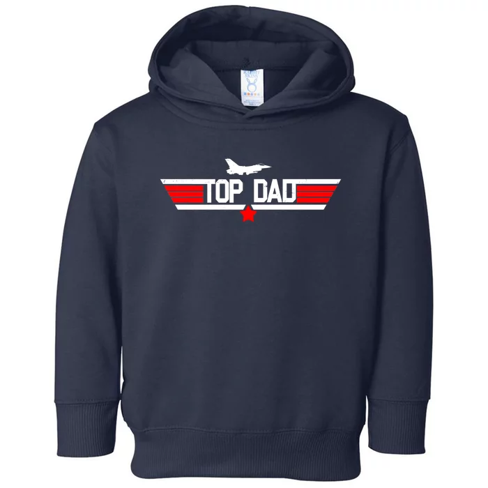 Top Dad Logo Father's Day Toddler Hoodie