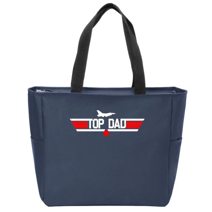 Top Dad Logo Father's Day Zip Tote Bag