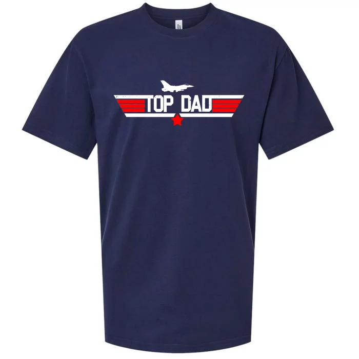 Top Dad Logo Father's Day Sueded Cloud Jersey T-Shirt