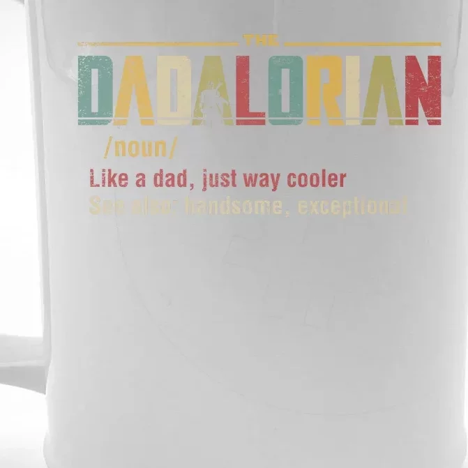 The Dadalorian Like A Dad Funny Defined This Is The Way Front & Back Beer Stein