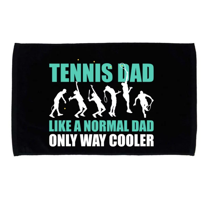 Tennis Dad Like A Regular Dad But Cooler For Father's Day Gift Microfiber Hand Towel