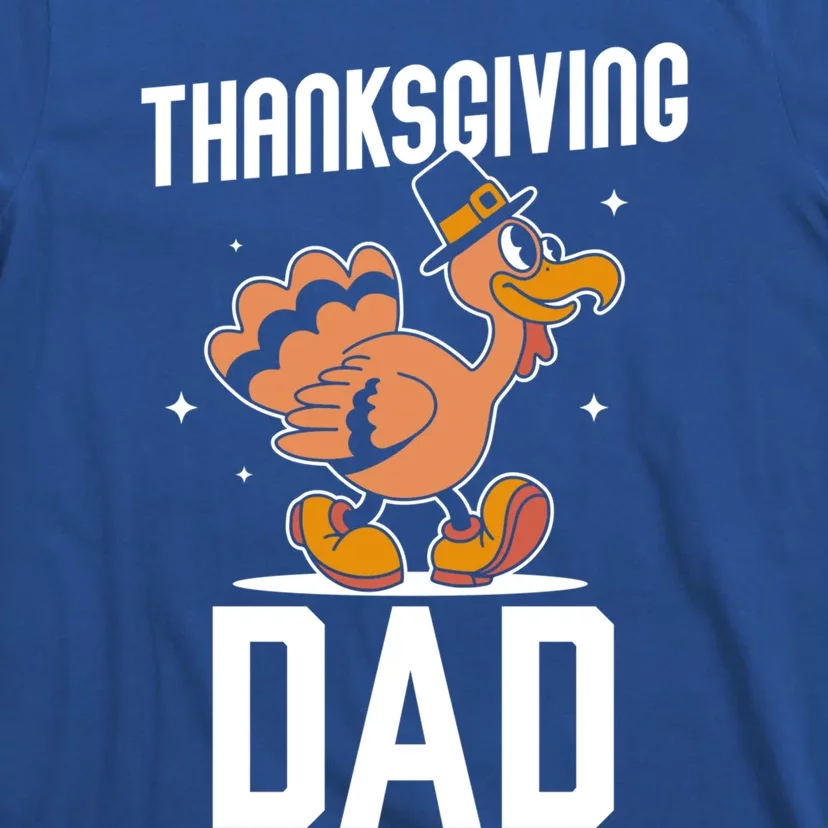 Thanksgiving Dad Lover Cute Family Turkeys Thanksgiving Gift T-Shirt