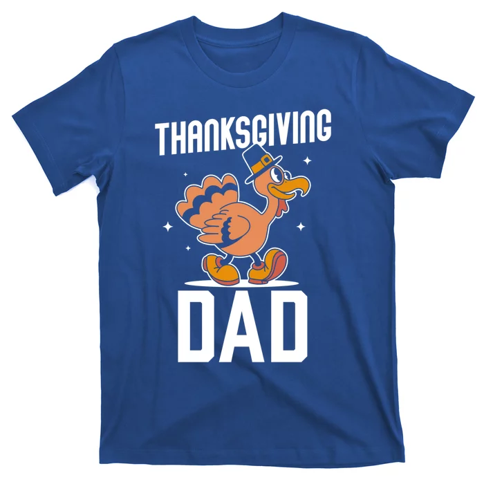 Thanksgiving Dad Lover Cute Family Turkeys Thanksgiving Gift T-Shirt