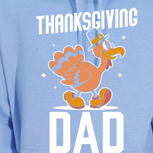 Thanksgiving Dad Lover Cute Family Turkeys Thanksgiving Gift Unisex Surf Hoodie