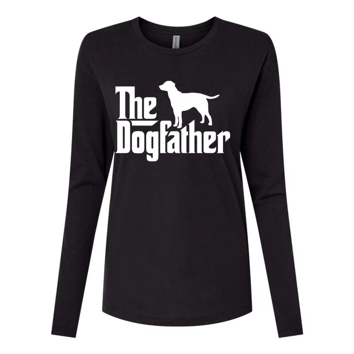 The Dogfather Labrador Funny Dog Owner Womens Cotton Relaxed Long Sleeve T-Shirt