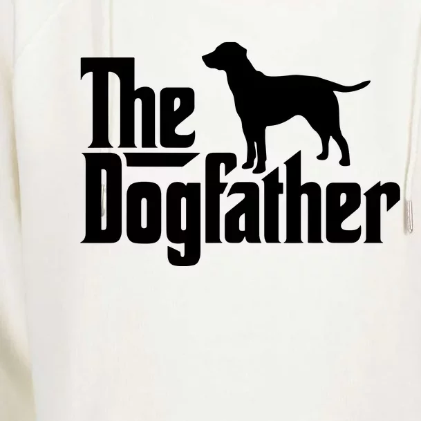 The Dogfather Labrador Funny Dog Owner Womens Funnel Neck Pullover Hood