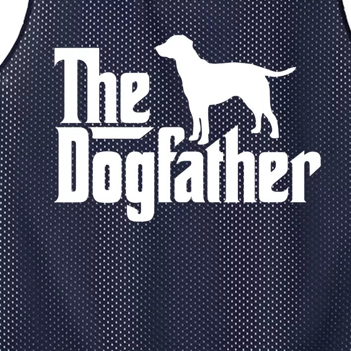 The Dogfather Labrador Funny Dog Owner Mesh Reversible Basketball Jersey Tank