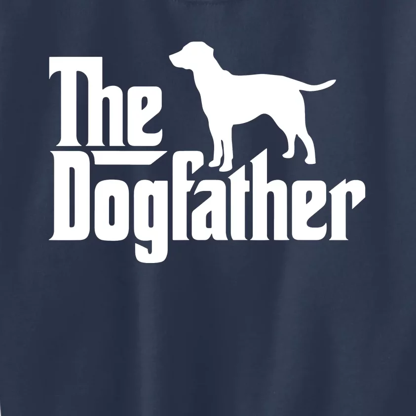 The Dogfather Labrador Funny Dog Owner Kids Sweatshirt