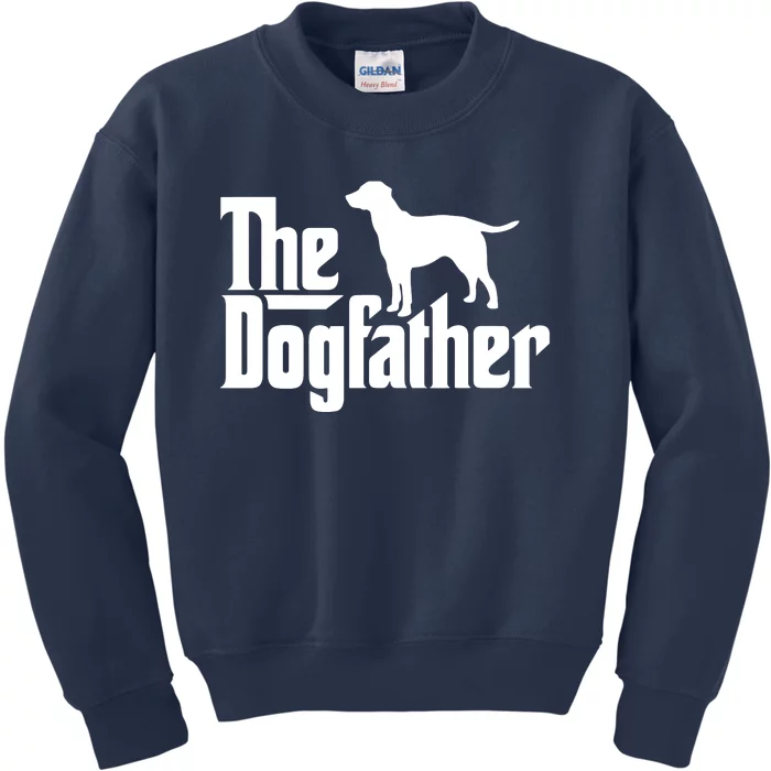 The Dogfather Labrador Funny Dog Owner Kids Sweatshirt