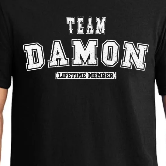 Team DAMON Lifetime Member Family Last Name Pajama Set