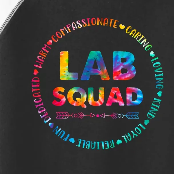 Tie Dye Lab Squad Lab Team Lab Lover Lab Tech Lab Worker Toddler Fine Jersey T-Shirt