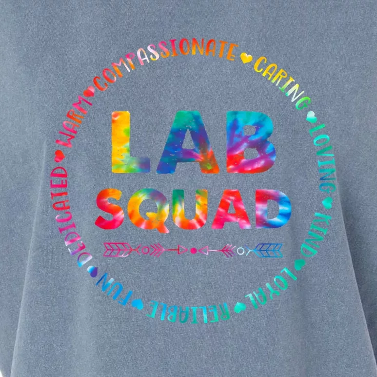 Tie Dye Lab Squad Lab Team Lab Lover Lab Tech Lab Worker Garment-Dyed Women's Muscle Tee