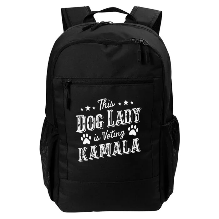 This Dog Lady Is Voting Kamala Dog Mom President Harris 2024 Daily Commute Backpack