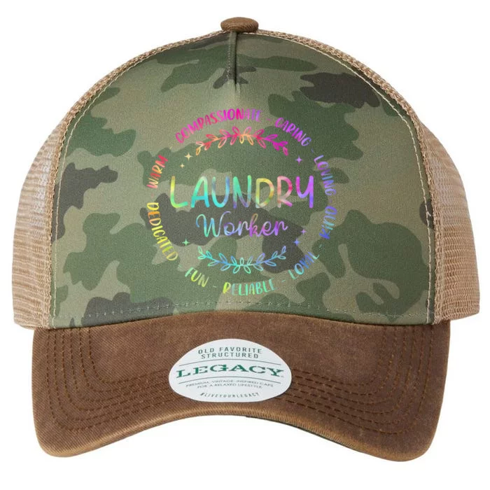 Tie Dye Laundry Worker Appreciation Week Healthcare Legacy Tie Dye Trucker Hat