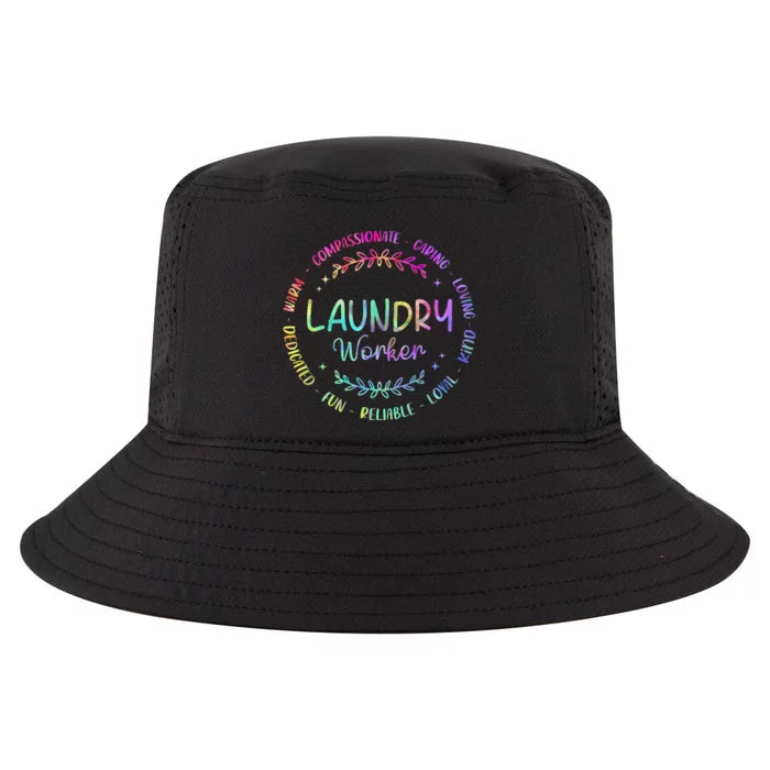 Tie Dye Laundry Worker Appreciation Week Healthcare Cool Comfort Performance Bucket Hat