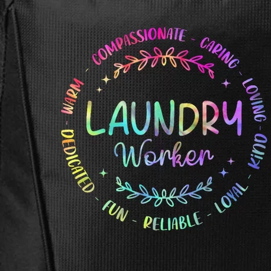 Tie Dye Laundry Worker Appreciation Week Healthcare City Backpack