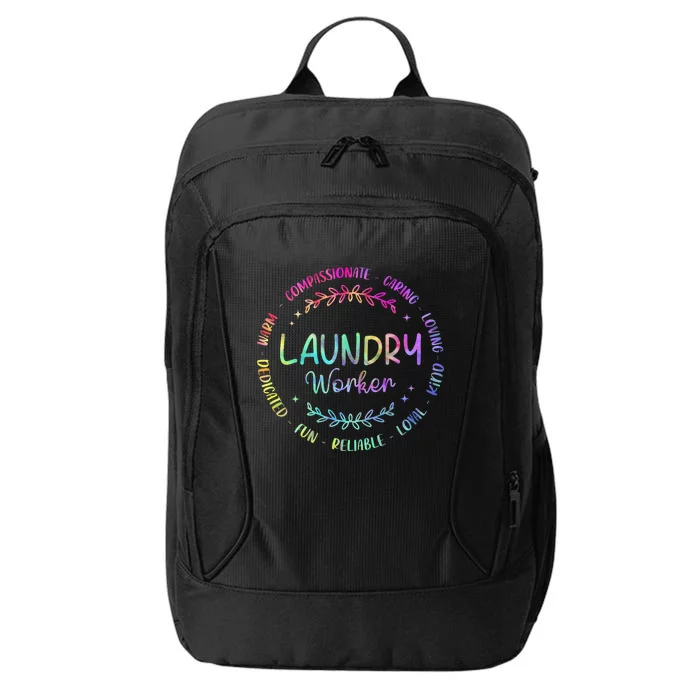 Tie Dye Laundry Worker Appreciation Week Healthcare City Backpack