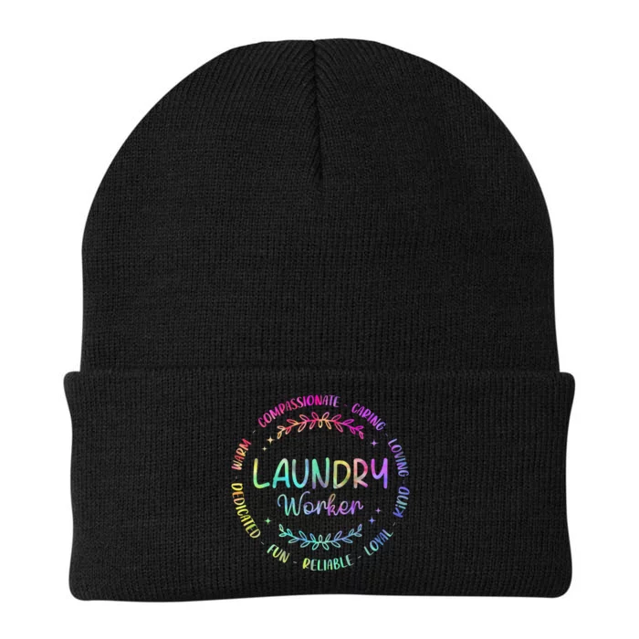 Tie Dye Laundry Worker Appreciation Week Healthcare Knit Cap Winter Beanie