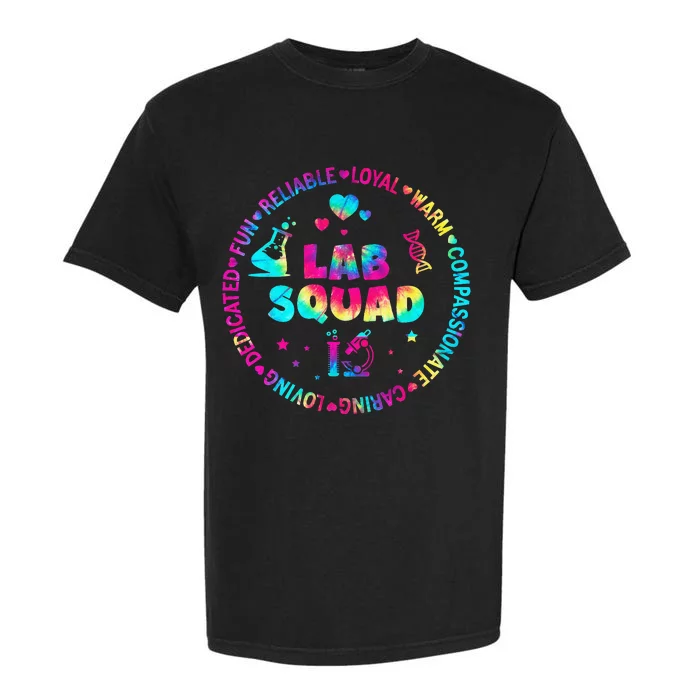 Tie Dye Lab Week Lab Squad Lab Tech Laboratory Assistant Garment-Dyed Heavyweight T-Shirt