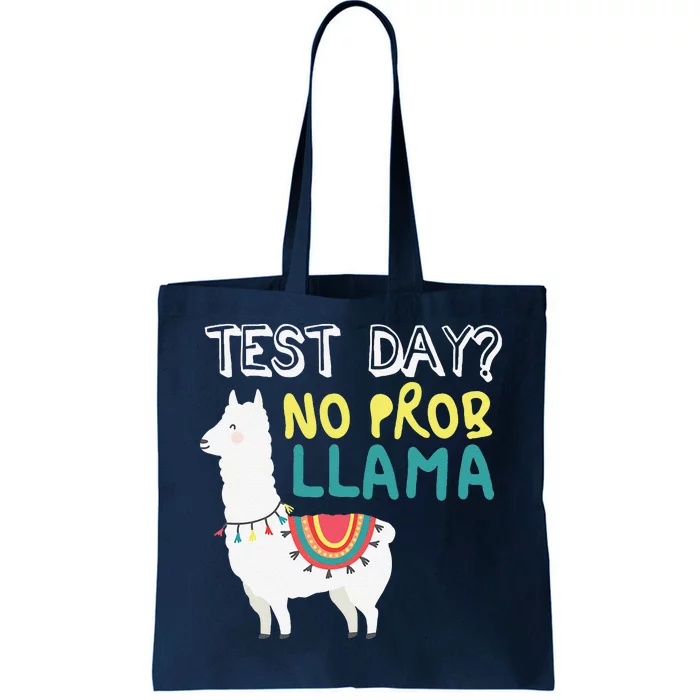 Test Day Llama Teacher Exam Testing Teaching Funny Tote Bag