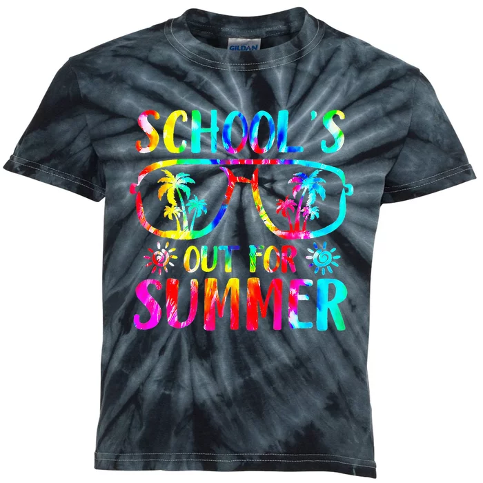 Tie Dye Last Day Of School Schools Out For Summer Teacher Kids Tie-Dye T-Shirt