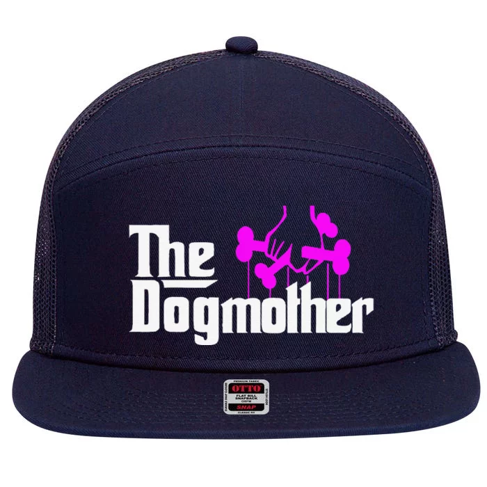 The DogmotherDog LoverMothers Day Cute Idea 7 Panel Mesh Trucker Snapback Hat