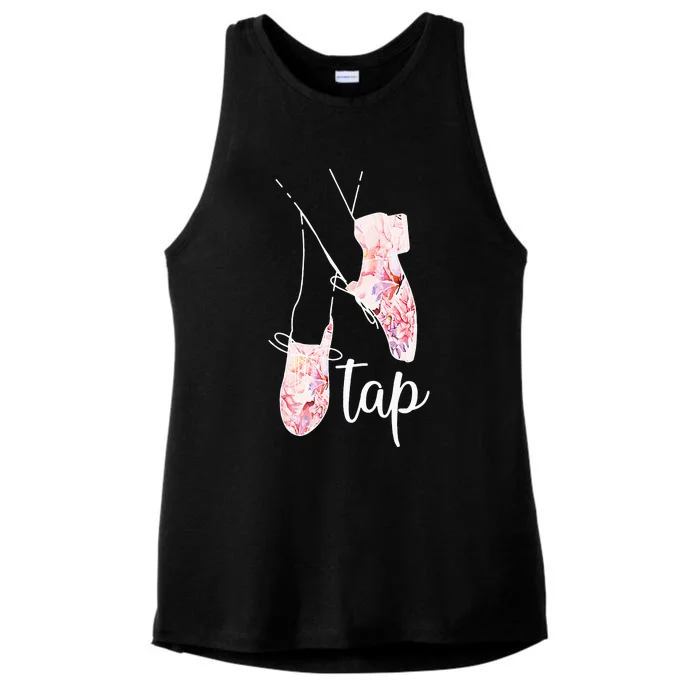 Tap Dance Lover Tap Dancer Dancing Teacher Ladies Tri-Blend Wicking Tank