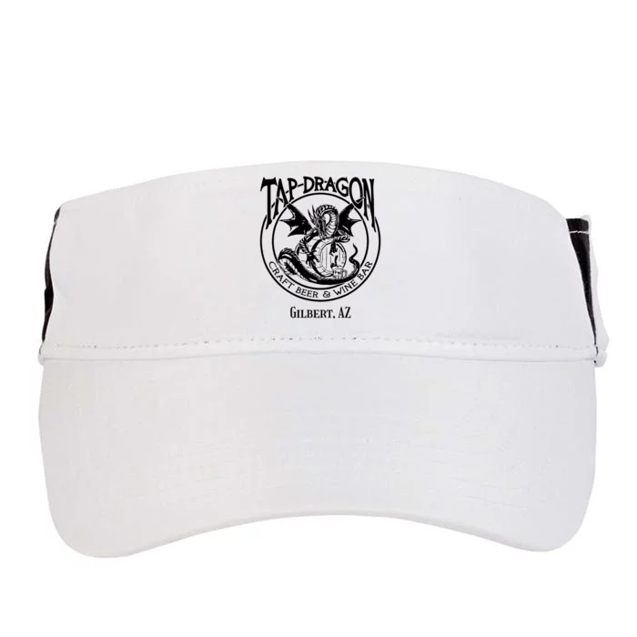 Tap Dragon Logo Front Never Fk With Dragon Back Adult Drive Performance Visor