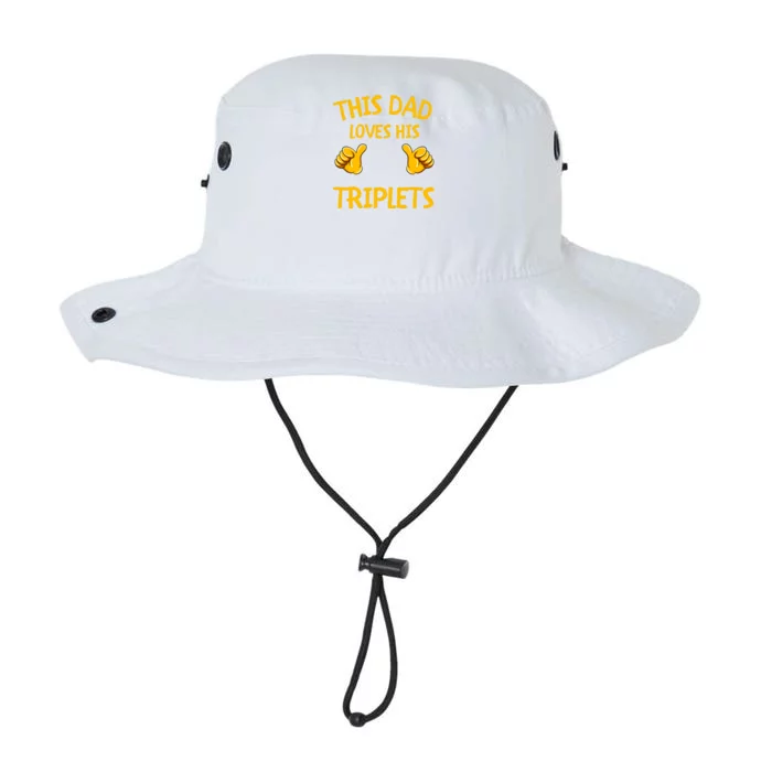 This Dad Loves His Triplets Legacy Cool Fit Booney Bucket Hat