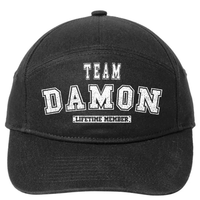 Team Damon Lifetime Member Family Last Name 7-Panel Snapback Hat