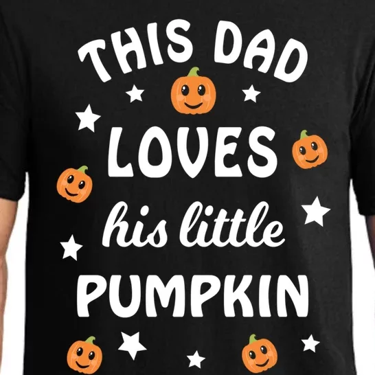 This Dad Loves His Little Pumpkin Family Halloween Great Gift Pajama Set