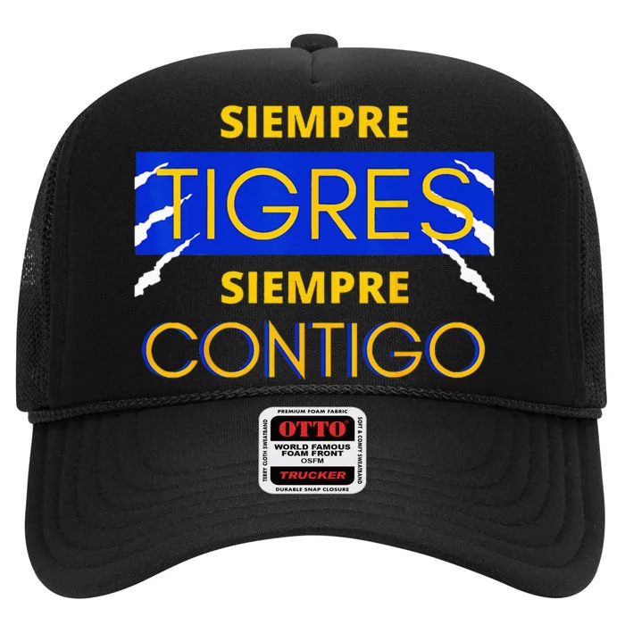 Tigres De Monterrey High Crown Mesh Trucker Hat