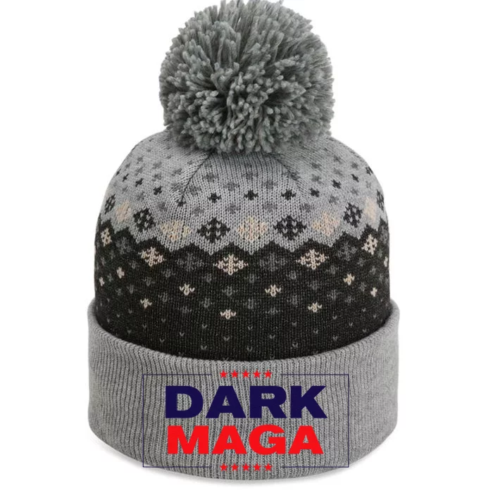 Trump Dark Maga The Baniff Cuffed Pom Beanie