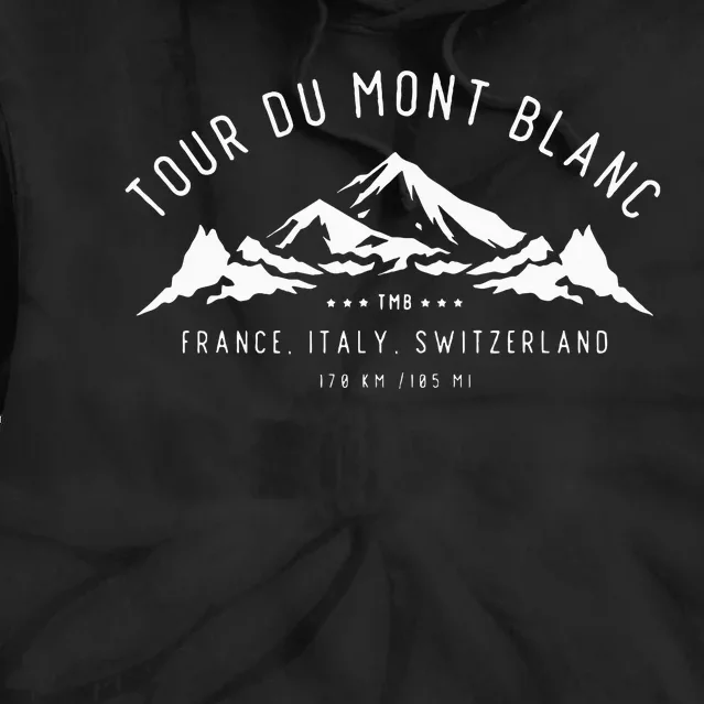 T.O.U.R Du Mont Blanc Tie Dye Hoodie