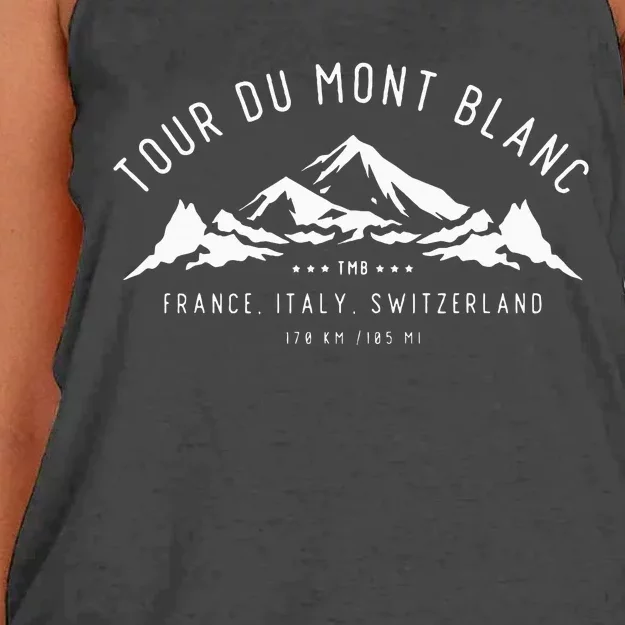 T.O.U.R Du Mont Blanc Women's Knotted Racerback Tank